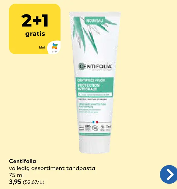 Promotie: Centifolia tandpasta