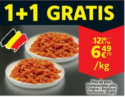 Offre: Pita de porc / Varkensvlees pita
