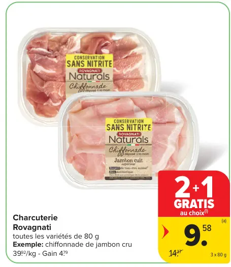 Offre: Rovagnati Charcuterie
