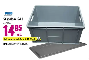 Aanbieding: Stapelbox 64 l