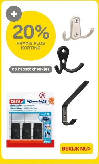 Aanbieding: Kapstokhaakjes