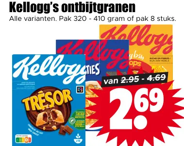 Aanbieding: Kellogg's ontbijtgranen