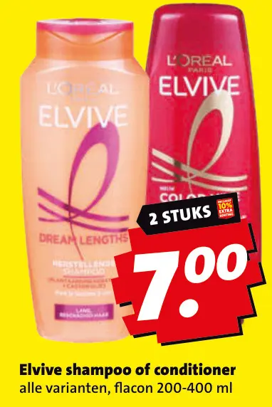 Aanbieding: Elvive shampoo of conditioner