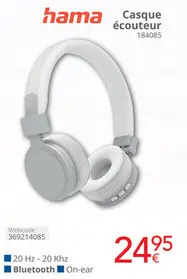 Offre: Casque écouteur