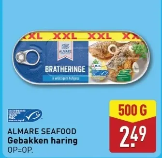 Aanbieding: ALMARE SEAFOOD Gebakken haring
