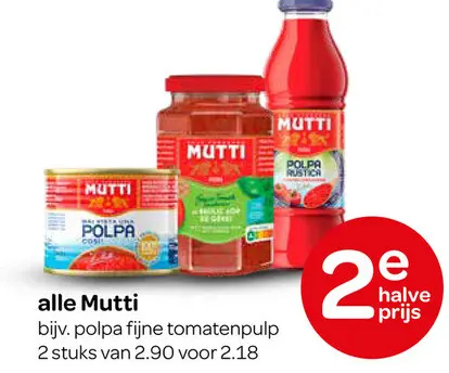 Aanbieding: alle Mutti