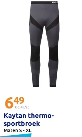 Aanbieding: Kaytan thermo-sportbroek