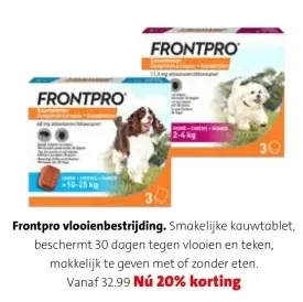 Aanbieding: Frontpro vlooienbestrijding