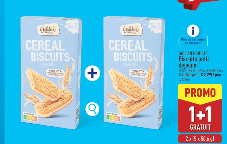 Offre: Biscuits petit déjeuner