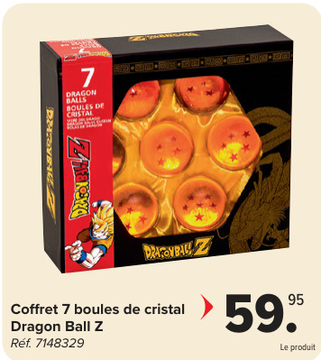 Offre: Coffret 7 boules de cristal Dragon Ball Z