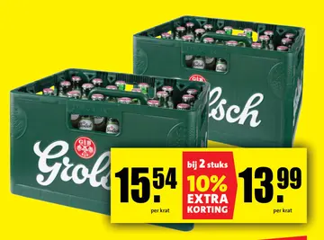 Aanbieding: Grolsch krat