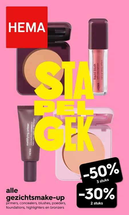 Promotie: Alle gezichtsmake-up