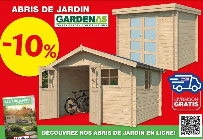Offre: Abris de jardin