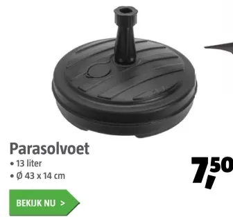 Aanbieding: Parasolvoet