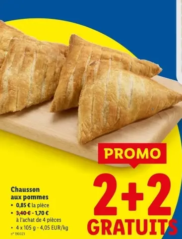 Offre: Chausson aux pommes