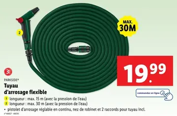 Offre: Tuyau d'arrosage flexible