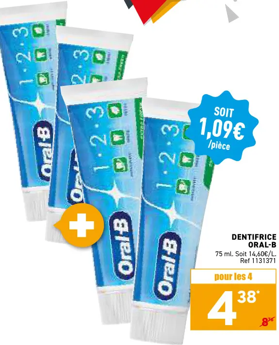 Offre: Dentifrice
