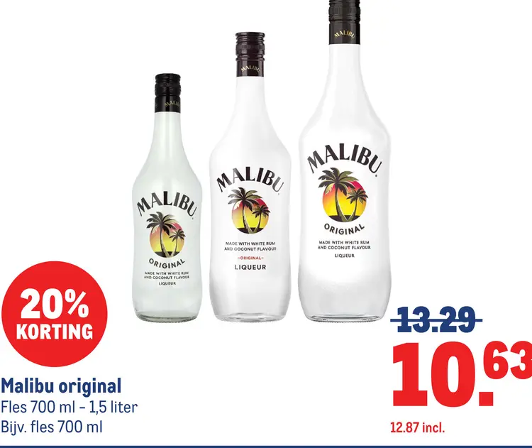 Aanbieding: Malibu original