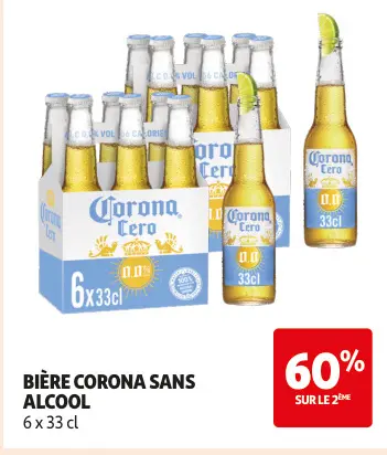 Offre: Bière Corona sans alcool