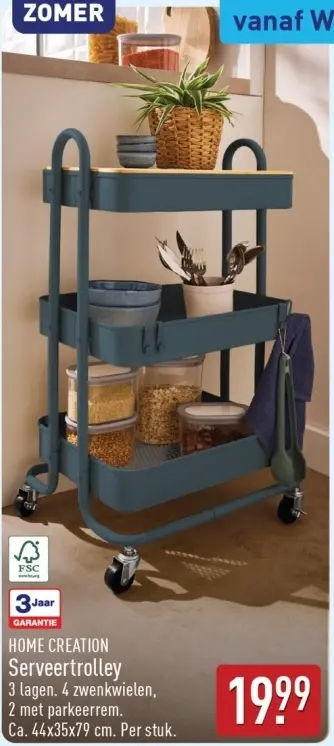 Aanbieding: Serveertrolley
