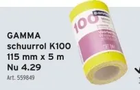 Aanbieding: schuurrol K100