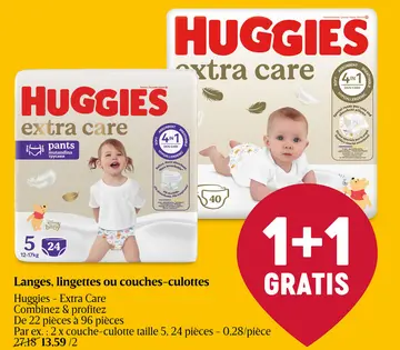 Offre: Huggies - Extra Care
