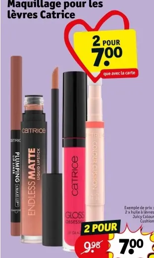 Offre: Maquillage pour les lèvres