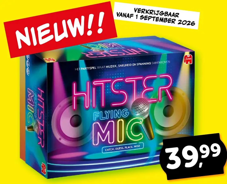 Aanbieding: Hitster flying mic