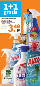 Aanbieding: Alle A-merk allesreinigers, schoonmaaksprays en luchtverfrissers