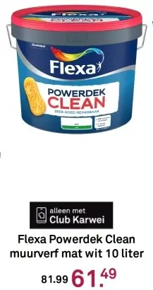 Aanbieding: Powerdek Clean muurverf