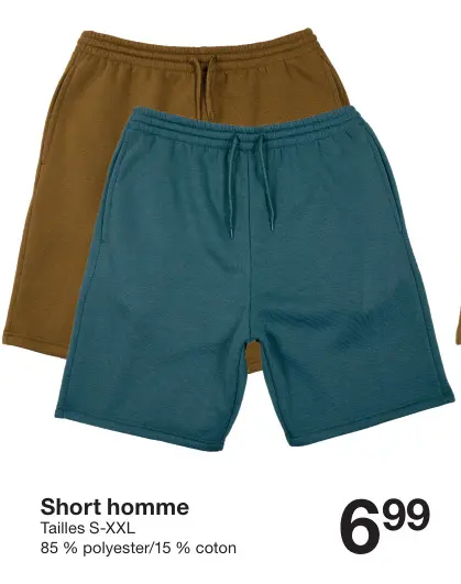 Offre: Short homme