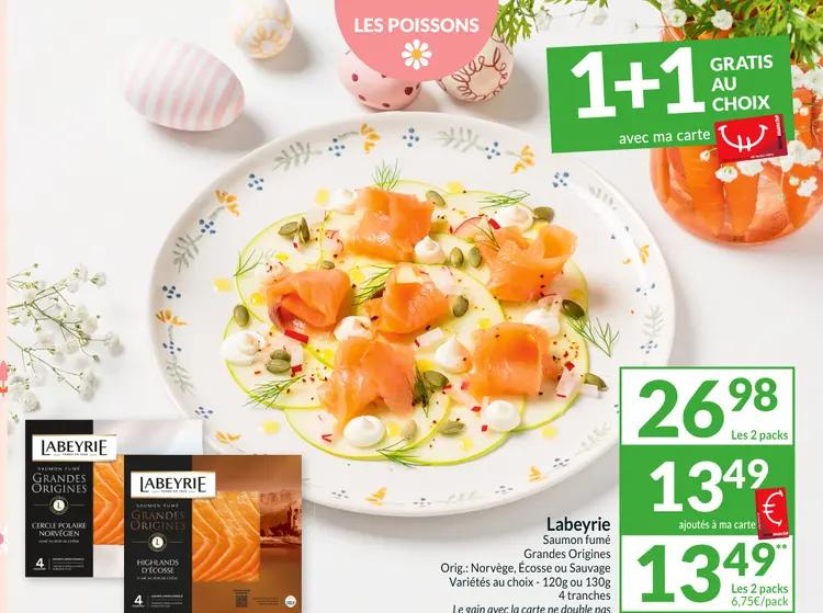 Offre: Saumon fumé Grandes Origines