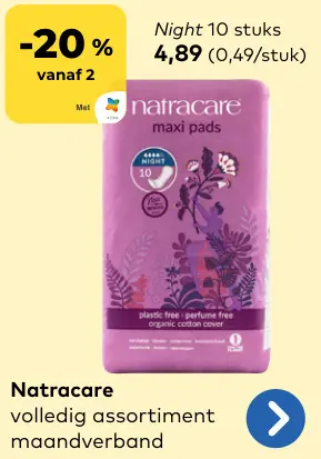 Promotie: Maxi pads
