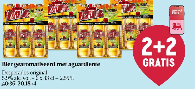 Promotie: Bier gearomatiseerd met aguardiente
