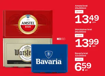 Aanbieding: Diverse kratten bier
