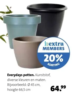 Aanbieding: Everydays potten