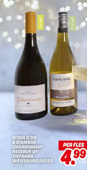 Aanbieding: Chardonnay Reserve of Tiefgang Weissburgunder