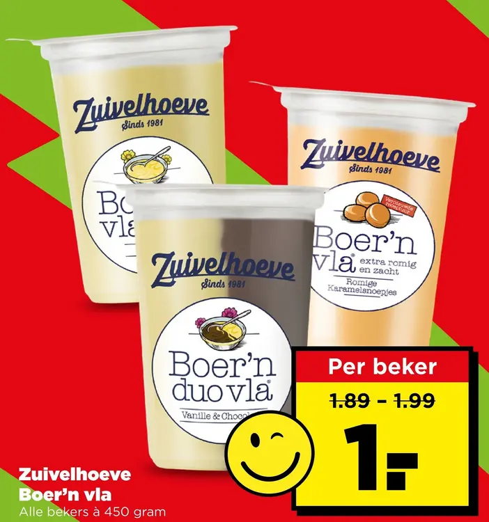Aanbieding: Boer'n vla