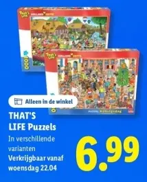 Aanbieding: THAT'S LIFE Puzzels