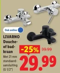 Aanbieding: Douche- of badkraan