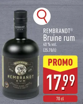 Promotie: Bruine rum