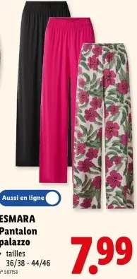 Offre: Pantalon palazzo