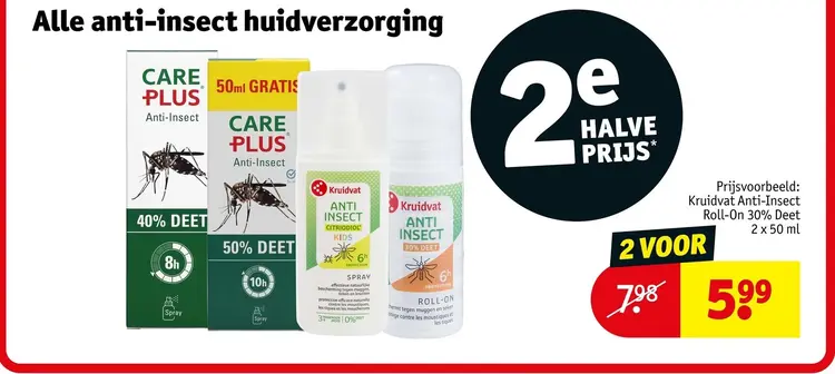 Aanbieding: Alle anti-insect huidverzorging