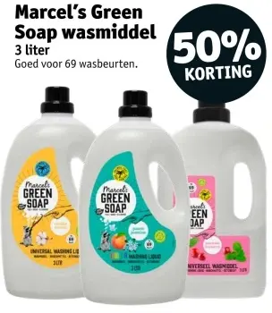 Aanbieding: Marcel's Green Soap wasmiddel