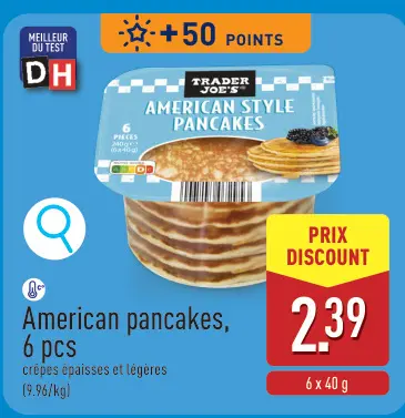 Offre: American pancakes