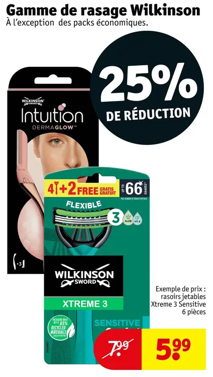 Offre: Gamme de rasage