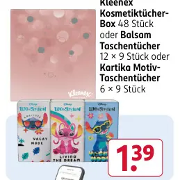 Aanbieding: Kosmetiktücher-Box oder Balsam Taschentücher 