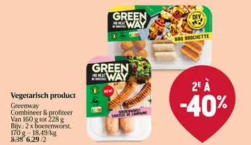 Aanbieding: Greenway Combineer & profiteer