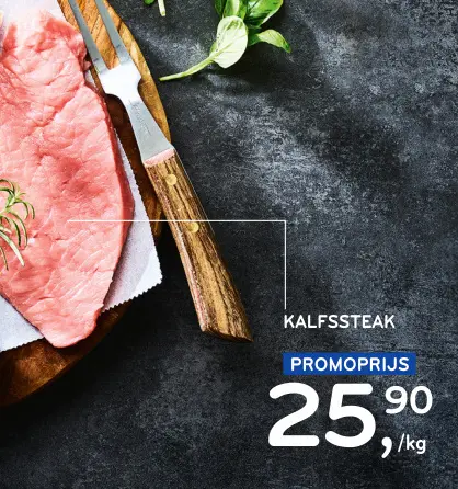 Promotie: Kalfssteak