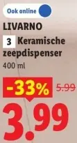 Aanbieding: Keramische zeepdispenser